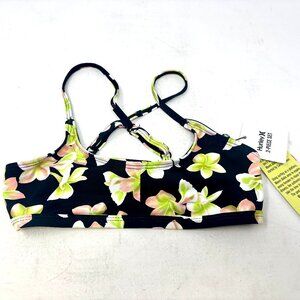 Girls' Carissa Moore Bikini in Black, Nylon, Size Small